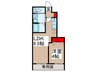 ｉｌｅ　ｖｉｌｌａｇｅ 1LDKの間取り