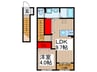 ｉｌｅ　ｖｉｌｌａｇｅ 1LDKの間取り