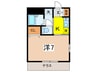 LA　COLLINA 1Kの間取り