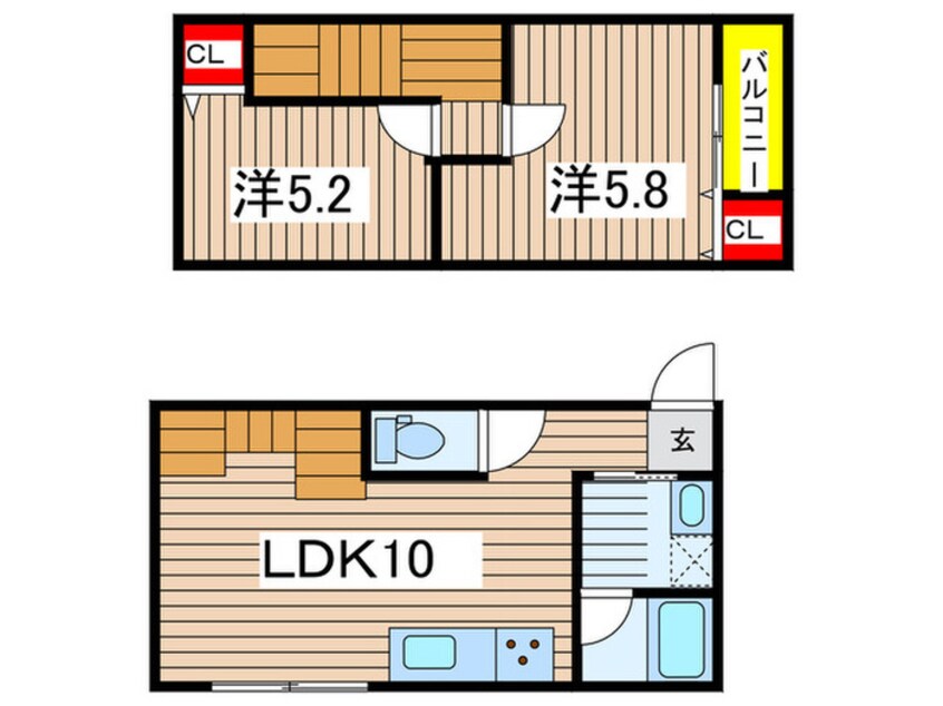 間取図 Ｌｉｋｅ誉田