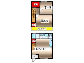 間取図 Ｌｉｋｅ誉田