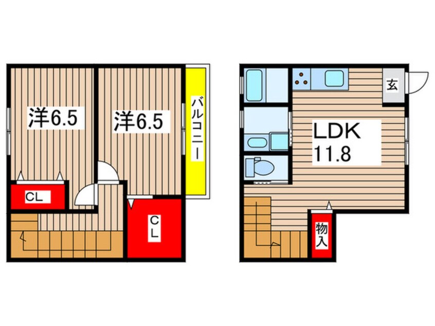 間取図 Ｌｉｋｅ誉田