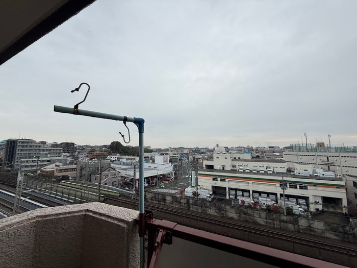 室内からの展望 セザール東雪谷