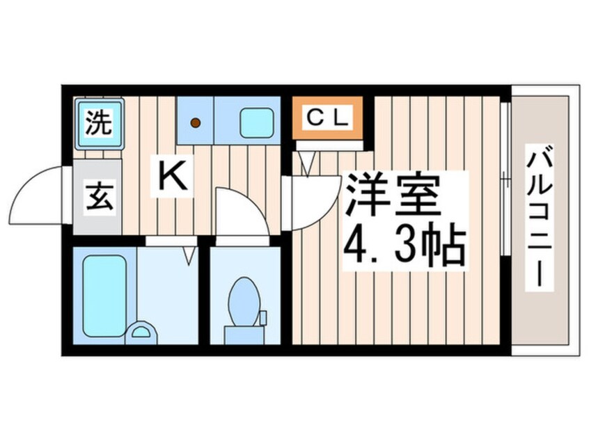 間取図 ＢＡＳＥ氷川台