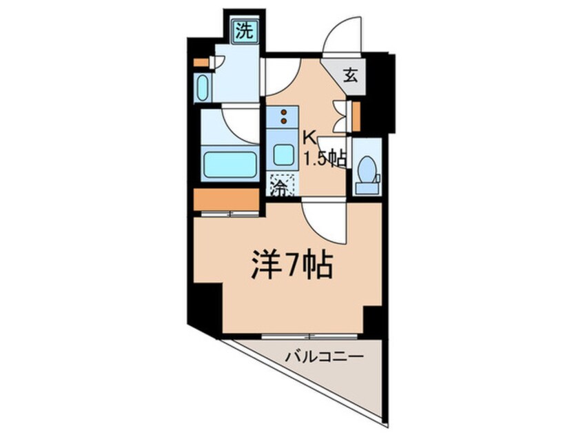 間取図 ブライズ東日本橋(1002)