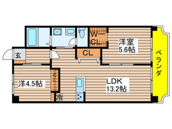 間取図 エレガンス石神井