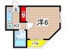 ハイツカサヴェ－ルⅡ 1Kの間取り