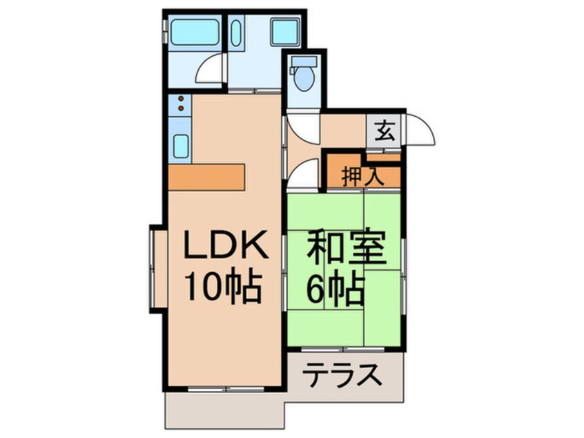 間取図 クレール若宮