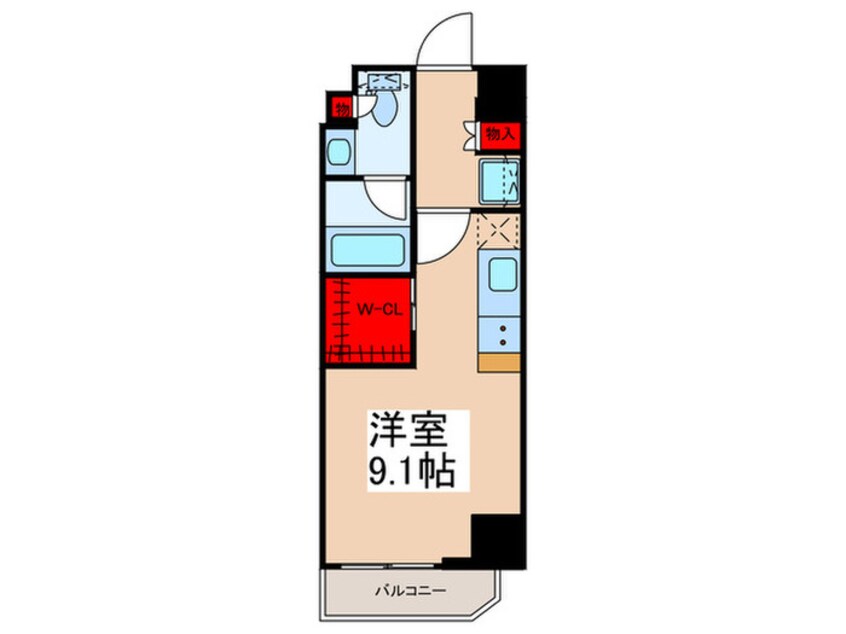 間取図 パークハビオ東陽町