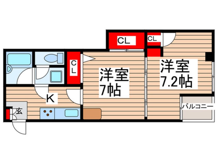 間取図 スリーベルズ