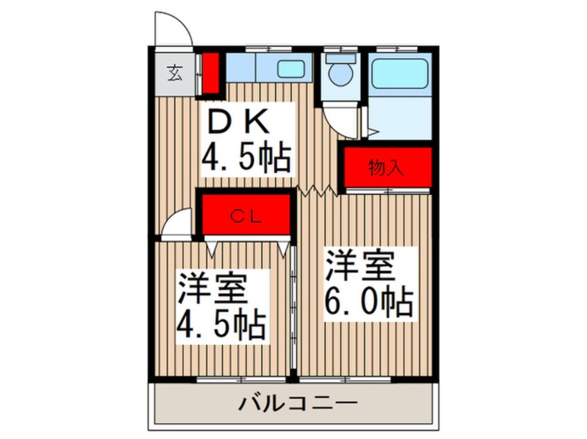 間取図 第二清美荘