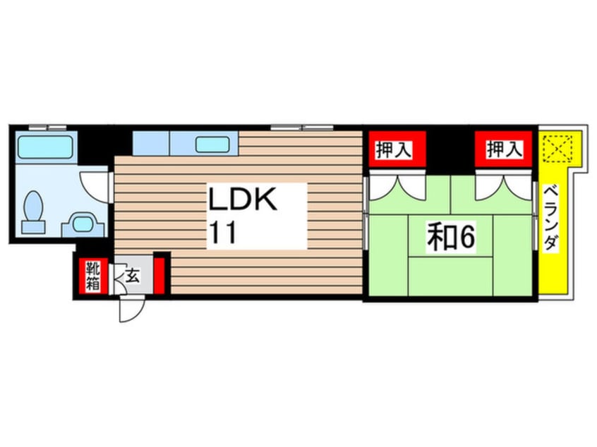 間取図 日の本ビル
