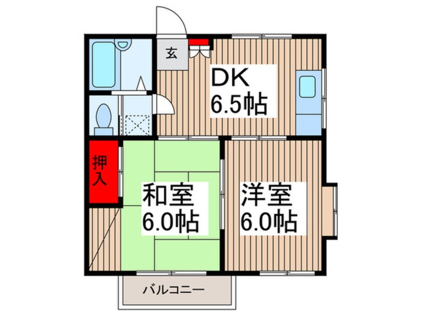 間取図 シティハイム１号館