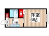 メゾン豊玉 1Kの間取り