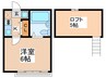 メゾン　のり 1Kの間取り