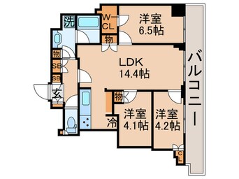 間取図 MID TOWER GRAND(2615)