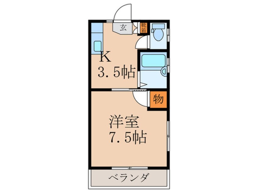 間取図 コーポＪＯＹ