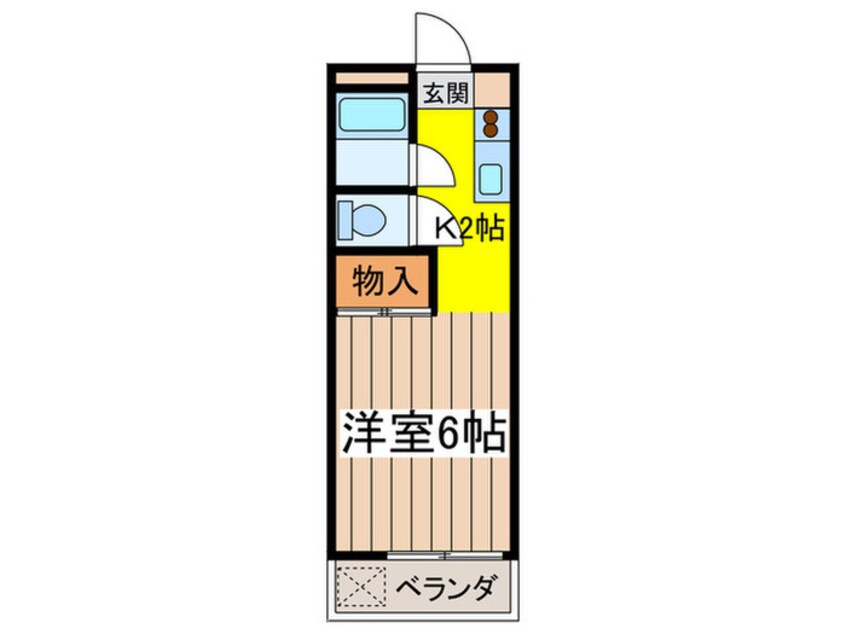 間取図 帝京マンション　　