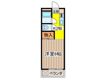 間取図 帝京マンション　　