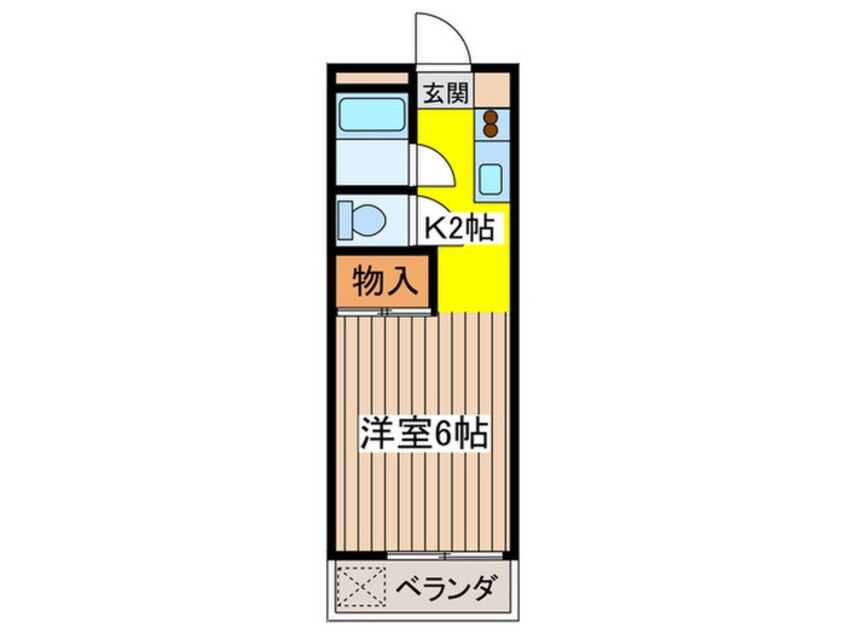 間取図 帝京マンション　　