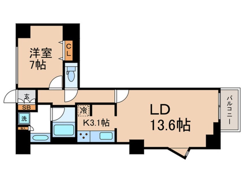 間取図 MG目黒駅前