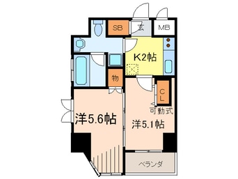 間取図 ヴェルファ－レ彩