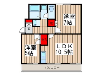 間取図 プラザドゥユートピア