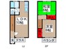 テラスハウス　宮内 2LDKの間取り