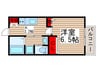 ウィル２ 1Kの間取り
