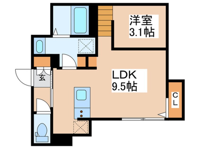 間取図 グローリア明大前