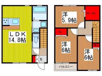 間取図 りずむはうすα