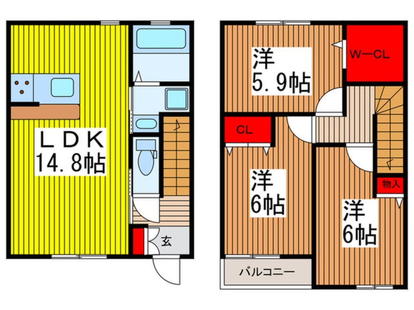 間取図 りずむはうすα