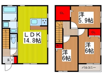 間取図 りずむはうすα