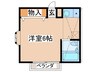インベストメント成瀬台 1Rの間取り