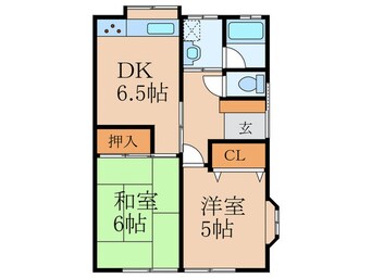 間取図 コーポ大野