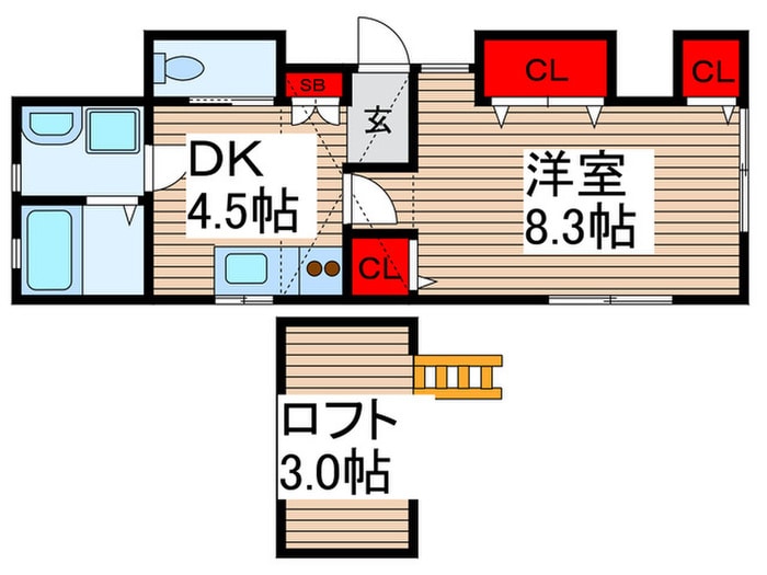 間取り図 エスポワ－ル・シャンブル