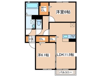 間取図 シエル・マーレ