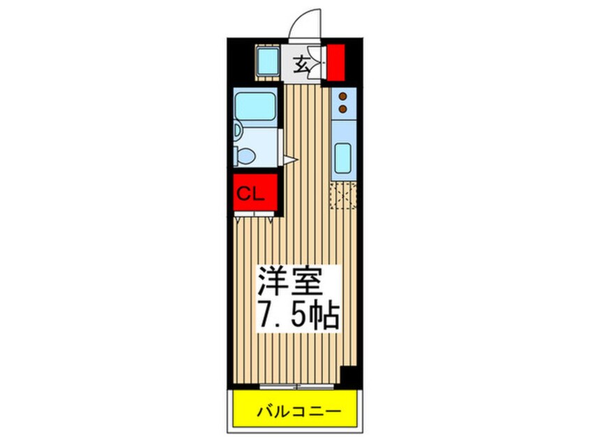 間取図 エステ－トピアエムエス