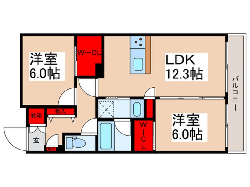 間取図 ラ・セレンテ