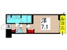 ディームス亀有（407） 1Kの間取り