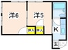 ベルモント池田町 2Kの間取り