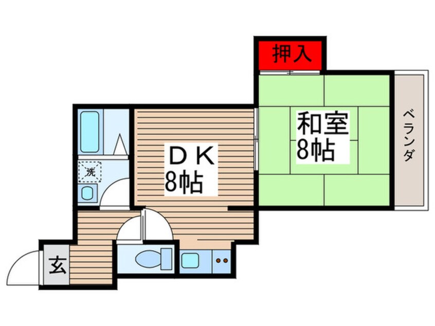 間取図 ラ・ロセリア