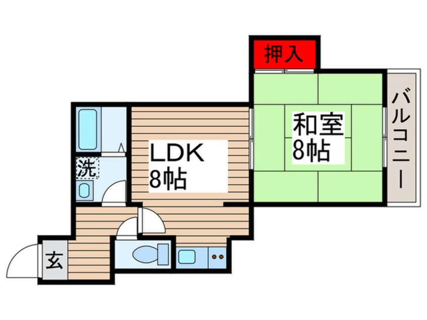 間取図 ラ・ロセリア