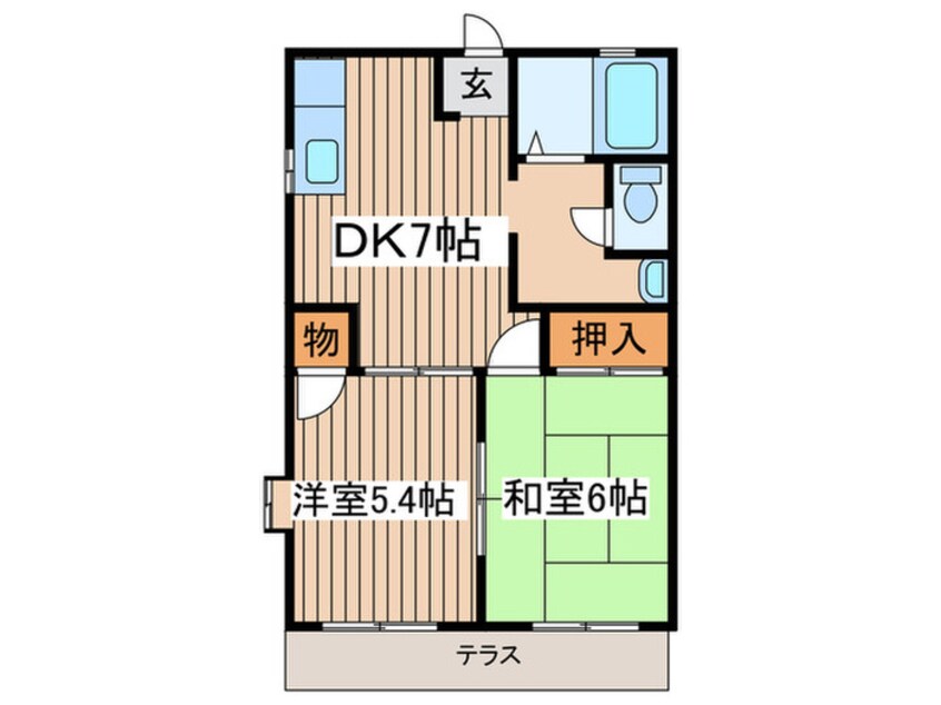 間取図 ハイムクボタＡ