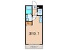 イルヴィア－レ王子 1Rの間取り