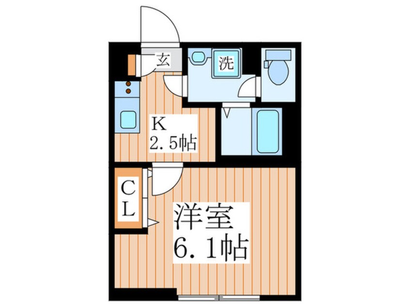 間取図 リブリ・保谷