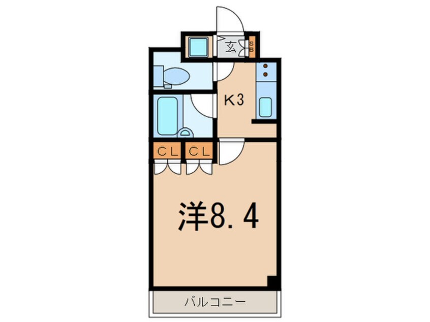 間取図 スペ－シア三軒茶屋弐番館