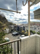 室内からの展望 ロックハウス