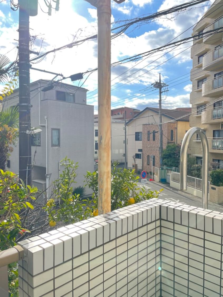 室内からの展望 ロックハウス