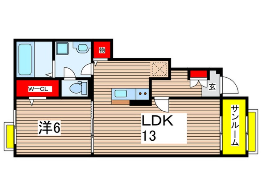 間取図 Grace mobara A